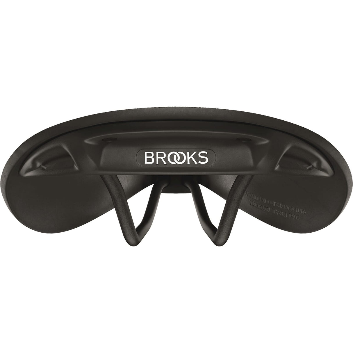 Brooks Saddle C19 izrezljani kambij vse vreme črno