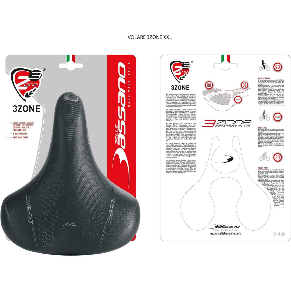 Saddle SB Volare XXL Cruiser Black