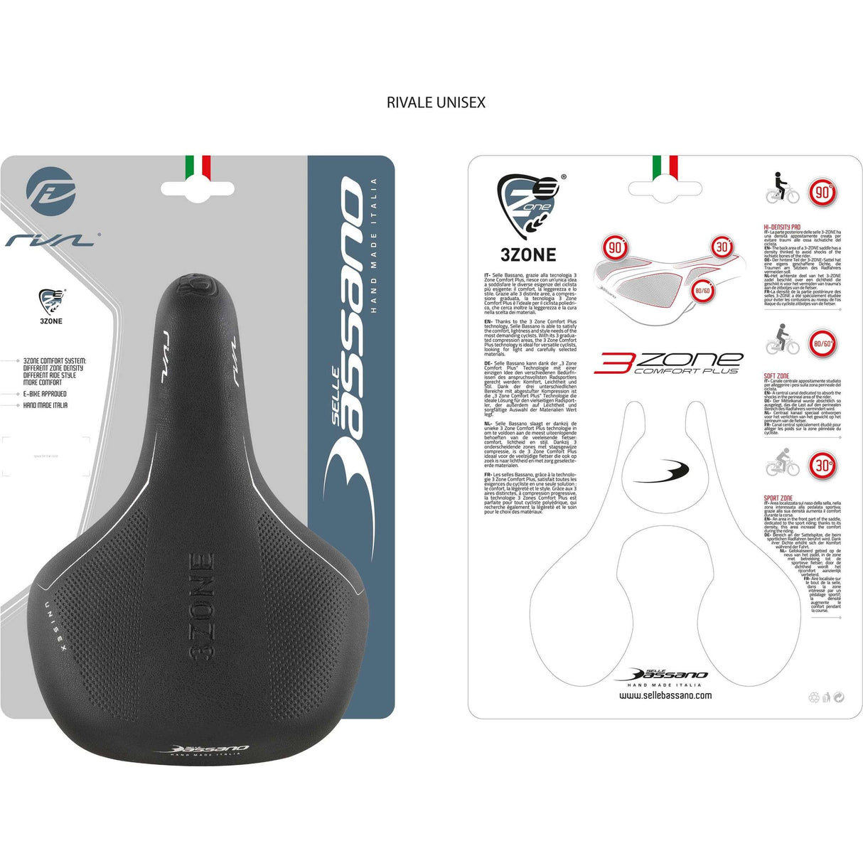 Saddle SB Volare Rivale 3Zone Uni Black
