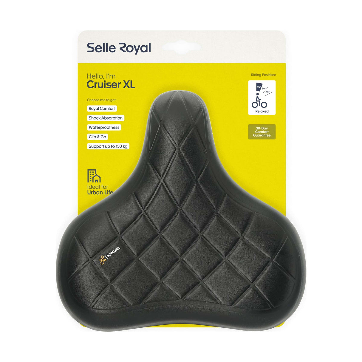 Selle Royal Selle balnas Cruiser Relaxed XL juodas