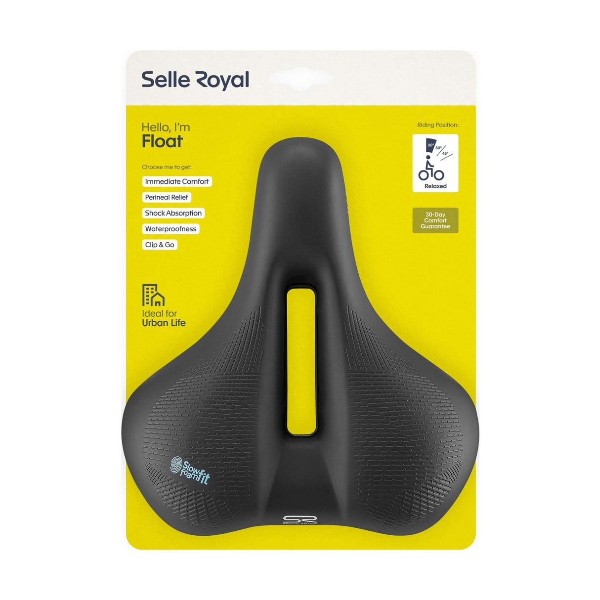 Saddle Selle Royal Float uvolněný - městský život
