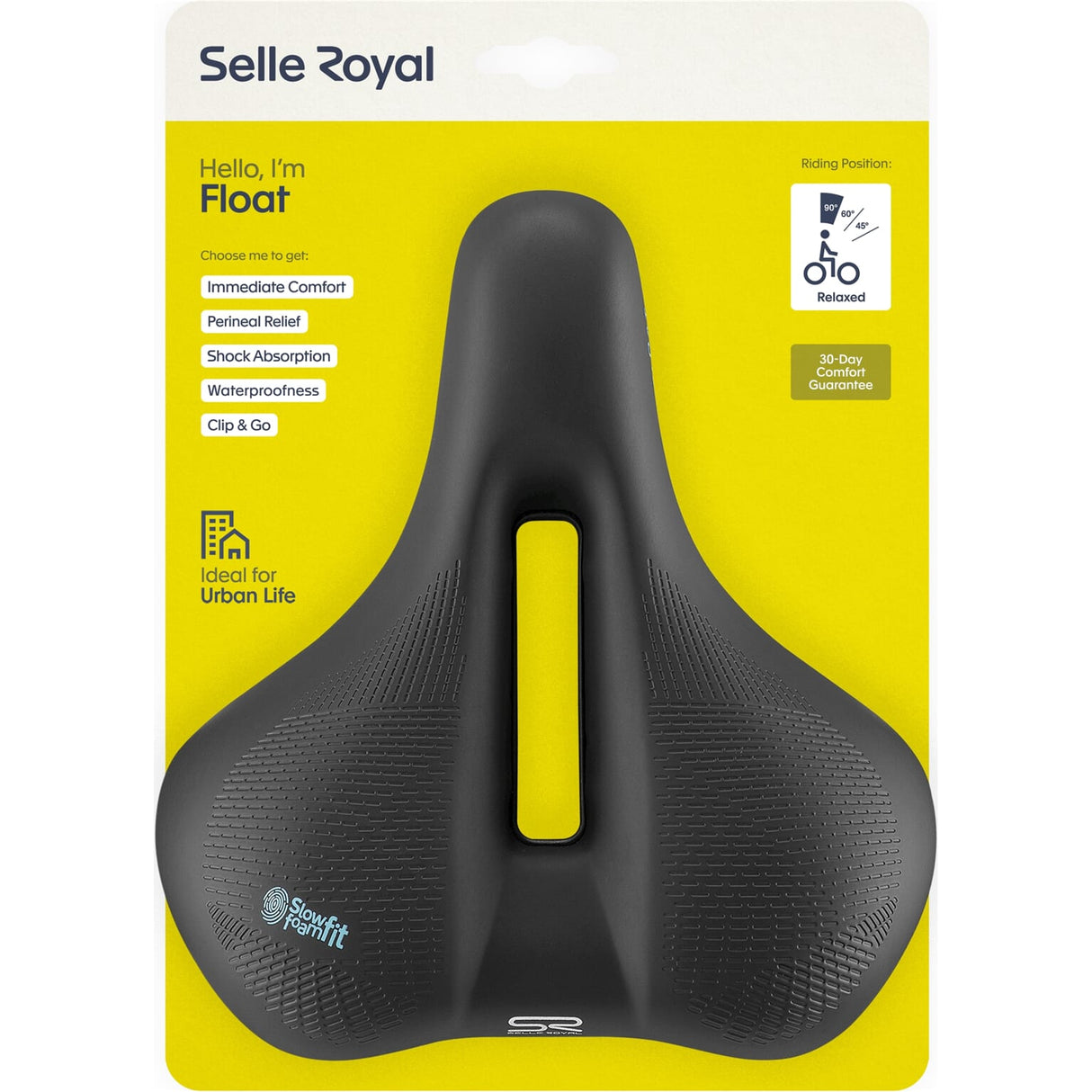 Selle Royal Saddle Selle Float sproščeno urbano življenje