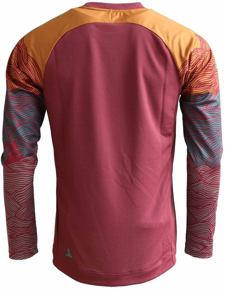 Zimtstern braapz - mtb long sleeve jersey windsor wine windsor wine | xxl