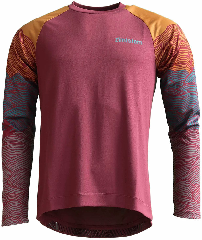 Zimtstern braapz - mtb long sleeve jersey windsor wine windsor wine | xxl