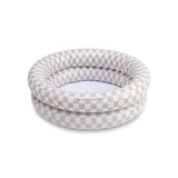 Checkmatt beige Baby Schwimmbad Ø 60 cm