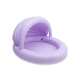 Leopard | purple swimming pool ø 100 cm with sunshade