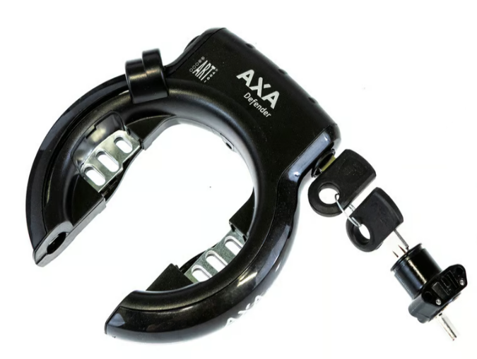 AXA Defender Slot with Bosch PowerTube battery slot Black