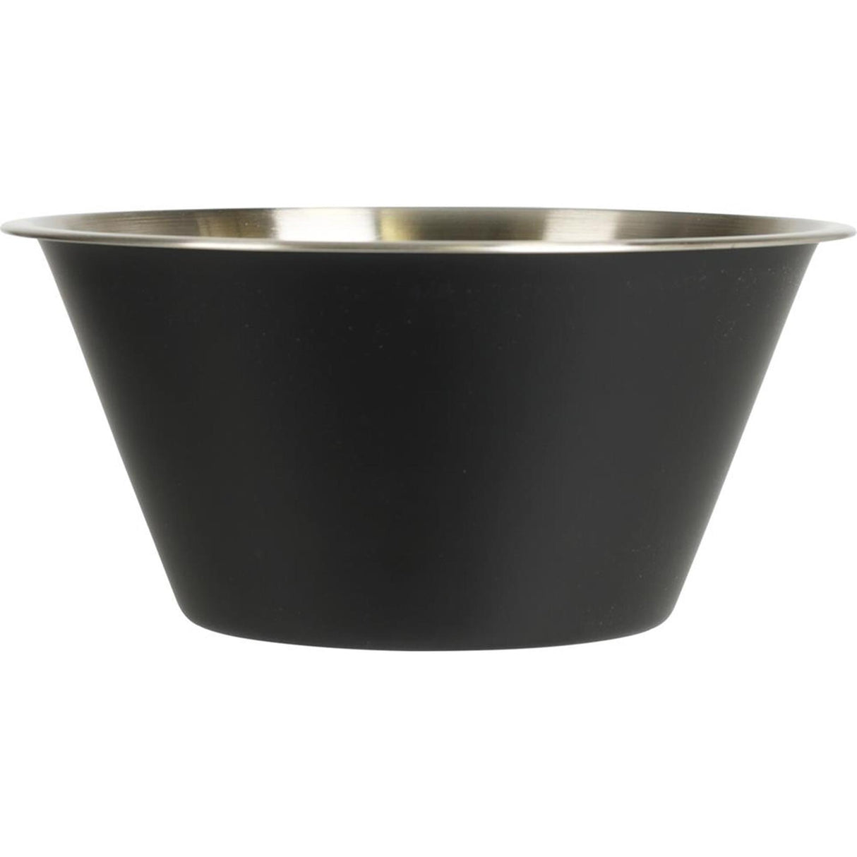 Excellent houseware schaal rvs 1950ml zwart