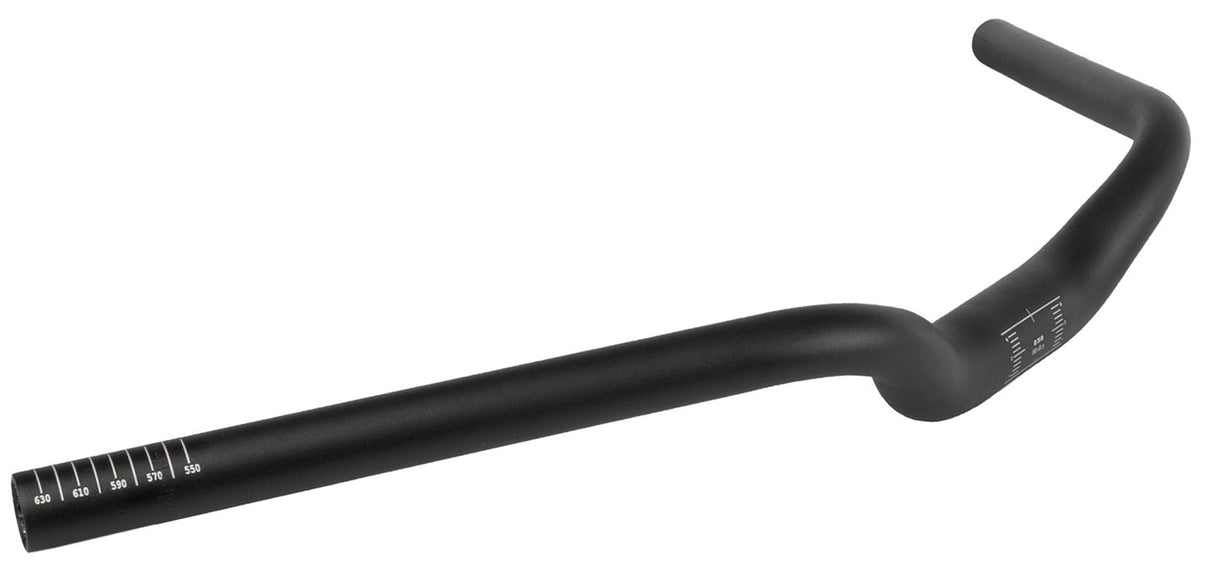 Zoom M-wave City Trekking řízení ohyb 640 mm Ø31.8 Tour hliník Matt Black