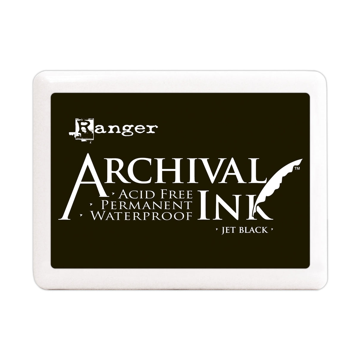 Ranger ink ranger • bloco de tinta jumbo de arquivo preto azeviche