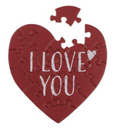 Ootb puzzle card heart 20 pieces with envelope