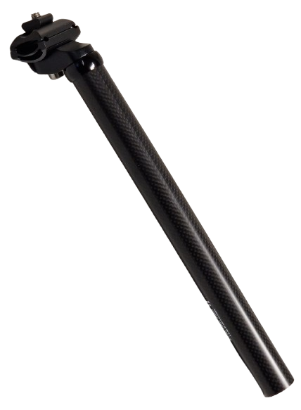 HZB AA+ Carbon Seat Post med Alu Kop ATB Race 27,2 mm 300 mm sort