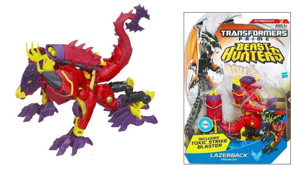 Hasbro Transformer Prime Beast Hunters Lazerback Predacon