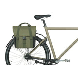 Basil enkele fietstas go 16 liter 15 x 29 x 34 cm - donkergroen