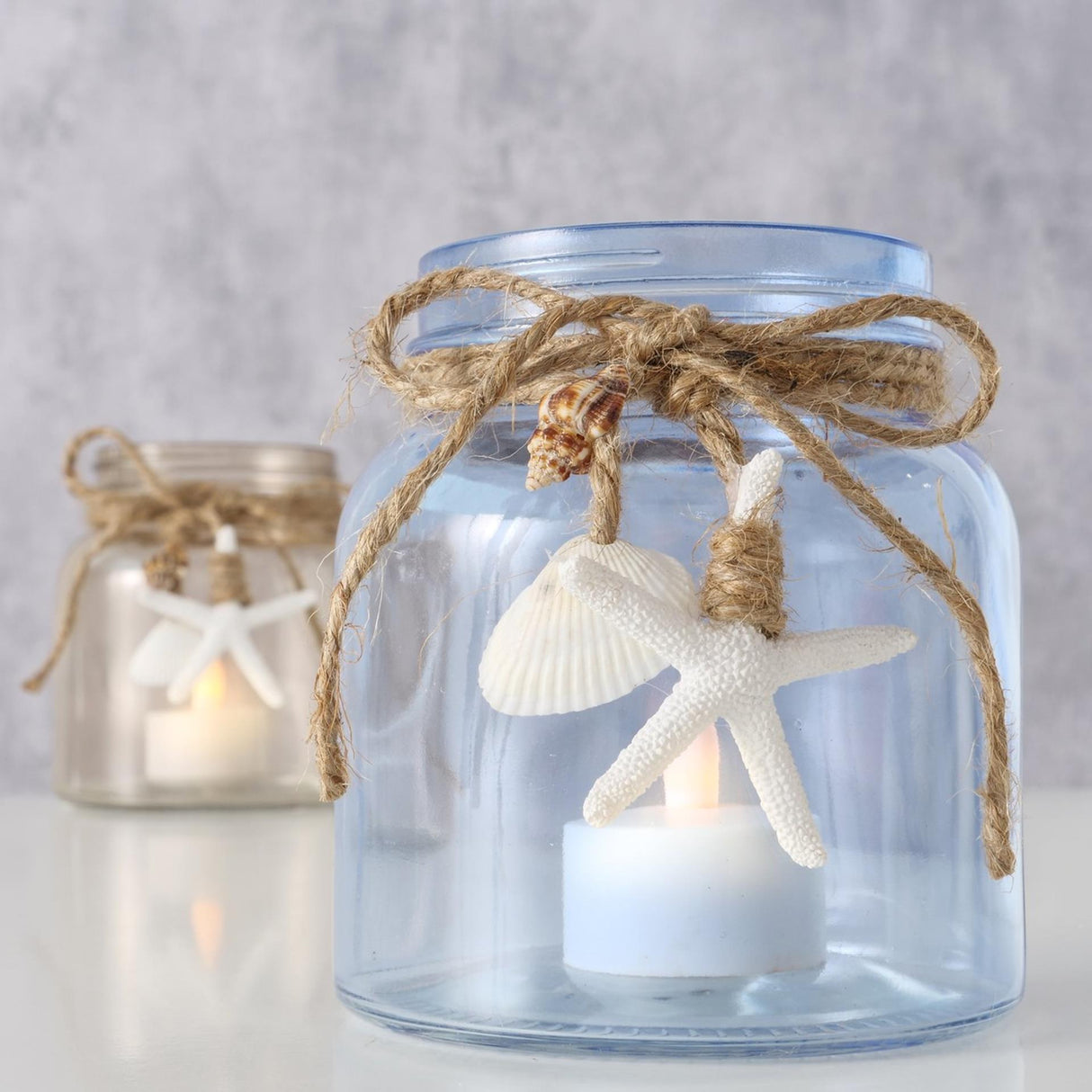 Boltze home windlicht calas met schelp