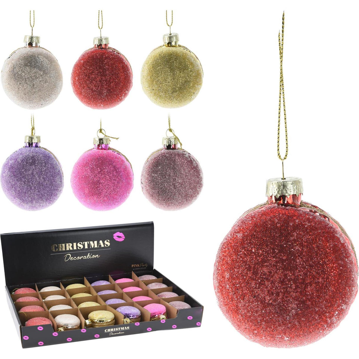 Hanger macaron 5x4x6cm display a 24st