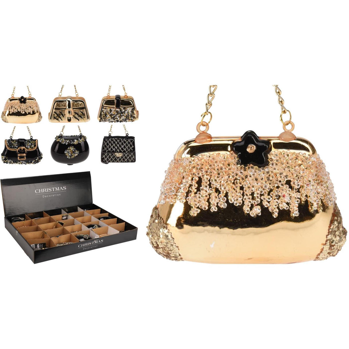 Hanger handtas glas 7x5cm display a 25st