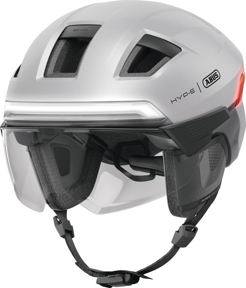 Abus smart prilba hyp-e bl.ace glaam silver l 57-61cm