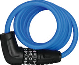 Número de abus bloqueo de cable espiral 150 cm rojo