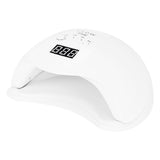 Glow five UV LED-lampe dobbel 48W hvit