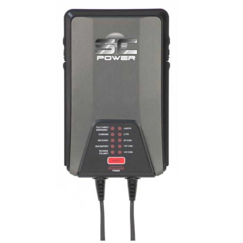 Smart battery charger SC10 6 12 Volt - 5 - 20 AH for
