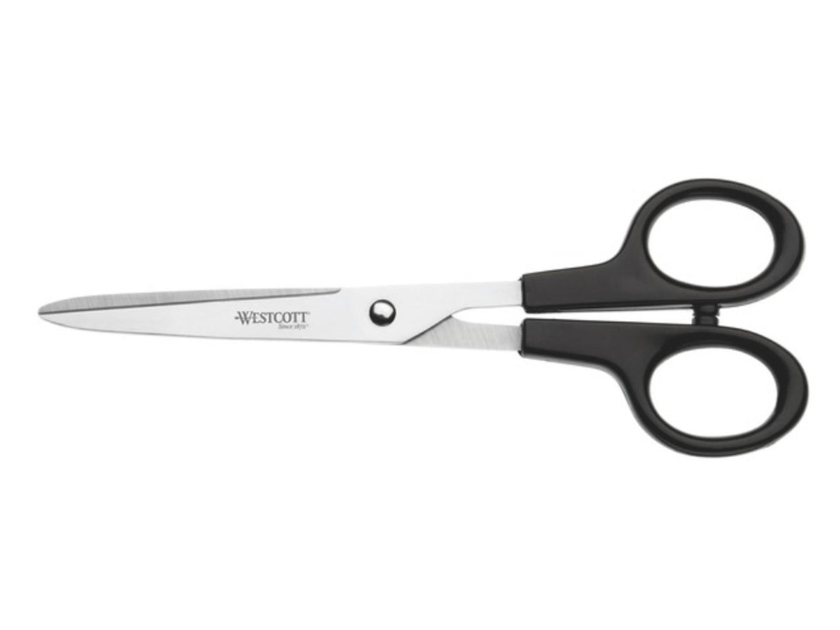 Westcott sax rostfritt stål 18cm plastgrepp