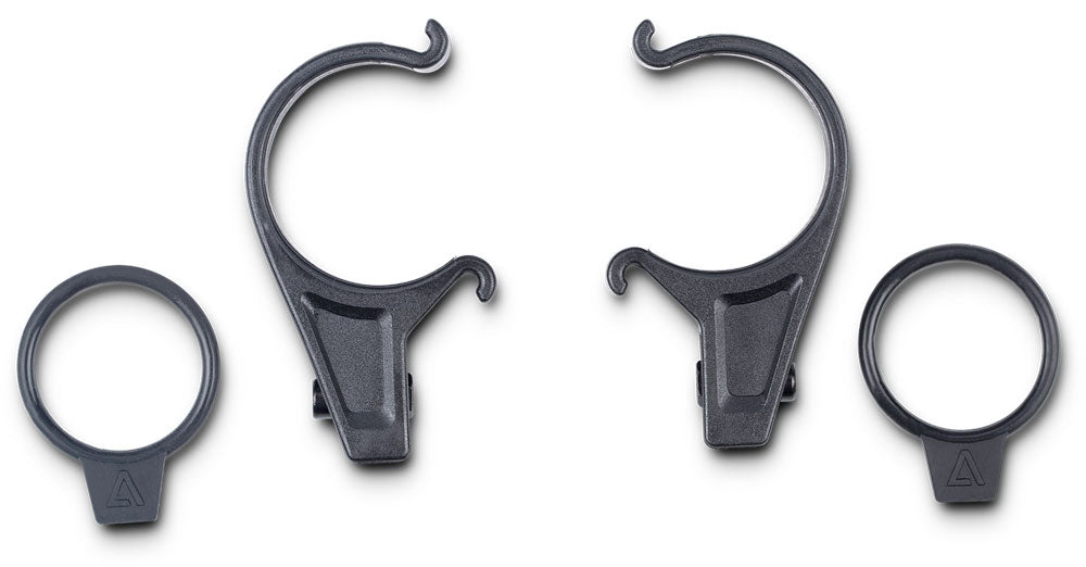 Acid fork adapter for mudguard stays o-ring clip