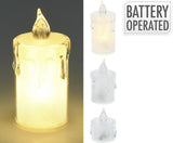 Home styling kaarsjes op batterij set van 3 stuks