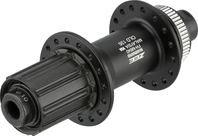Shimano zee fh-m640 center lock disc rear hub for 10 mm thru-axles