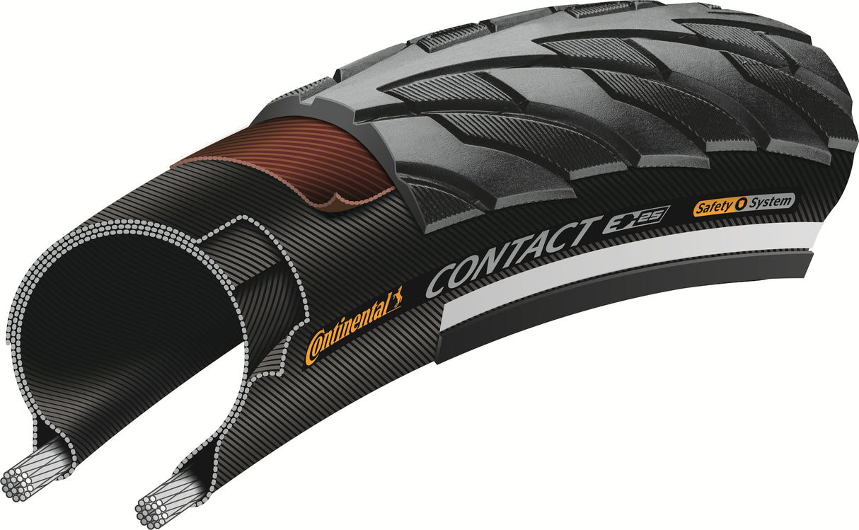 Continental Tire Contact Reflex 37-622 Sort refleksion