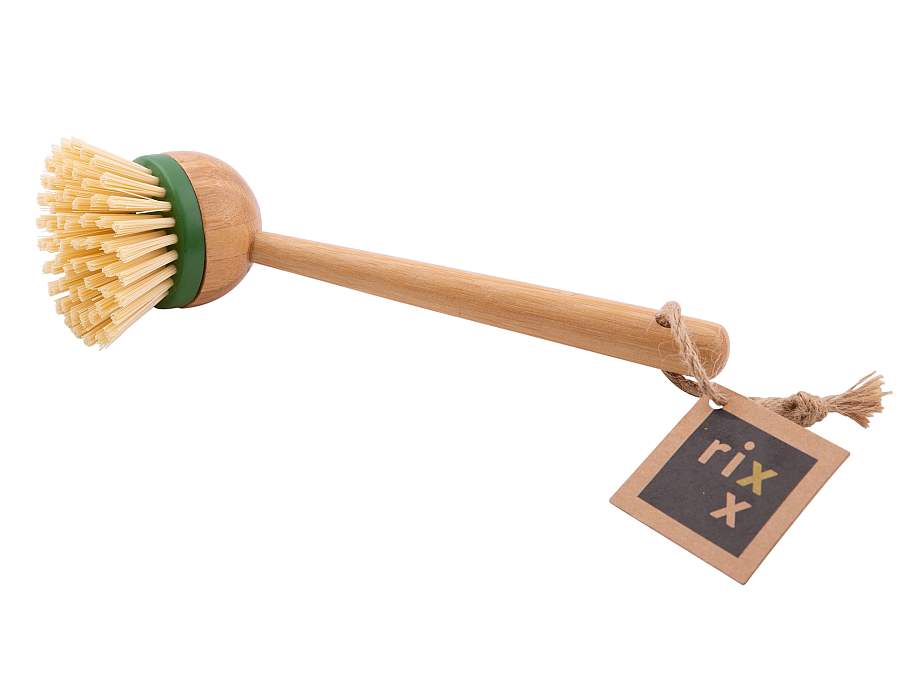 Rockshox oppvaskbørste med utskiftbart hode - langt håndtak