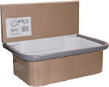 Cornat stalen uitgietbak 50cm wi - agbset50