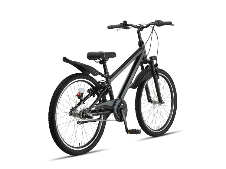 Altec Attack mtb 24 inch boys 3sp v-brakes black