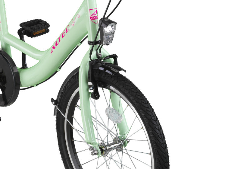 Altec Belle 20 inch girls V-Brakes mint green