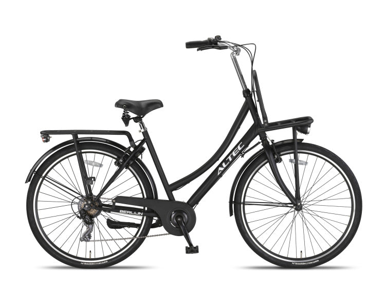 Altec Berlin 28 inch 53 cm Ladies 7V V-Brakes Mat Zwart