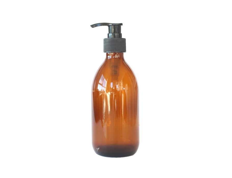 RockShox Glass Pump Bottle - 300ml - Amber
