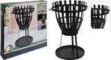 Ambiance 2-in1 Fire Basket s grilem BBQ 660 ° C Ø 54 cm černá
