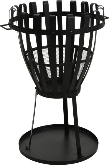 Ambiance 2-in1 Fire Basket s grilem BBQ 660 ° C Ø 54 cm černá