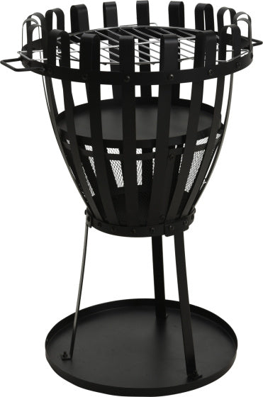 AMBIance 2-IN1 Fire Basket z grillem 660 ° C Ø 54 cm Czarny