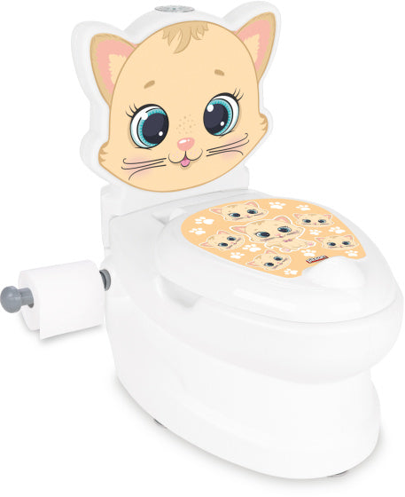 Pilsan Cat educational potty white beige