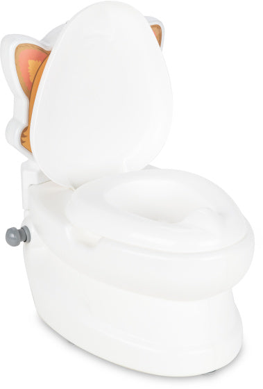 Pilsan Cat educational potty white beige
