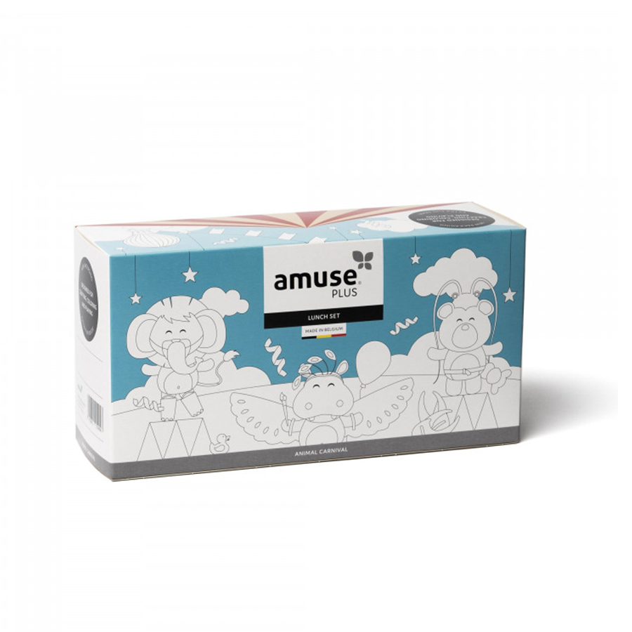 Amuse lunch set animal carnival polar bear