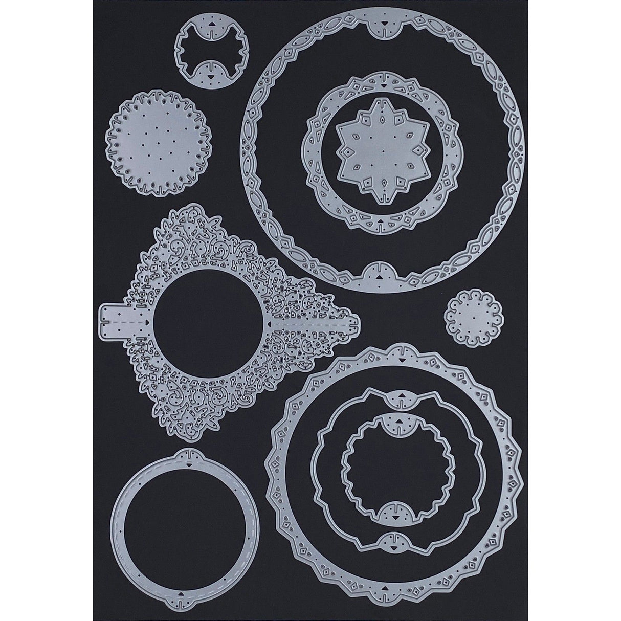Angela poole • frame die set crystal christmas slot spin
