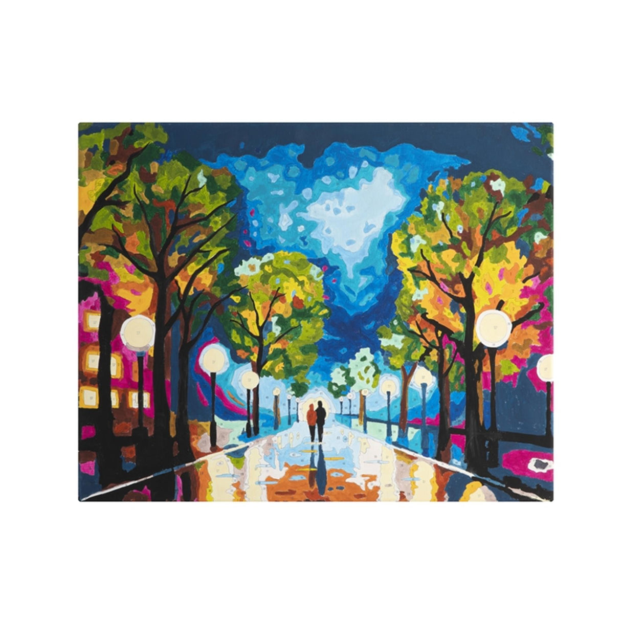 Grafix schilderen op nummer avondwandeling