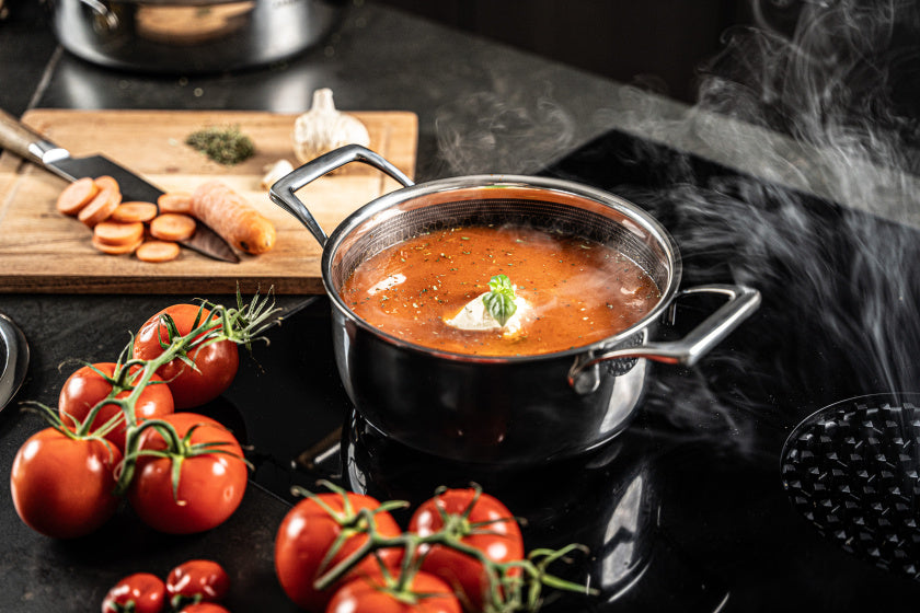 Arbaer 9-piece pan set Induction with honeycomb anti-stick coating