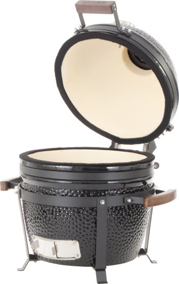 Arbaer Kamado Medium Ø 16 Zoll mam Frame Keramik schwaarz