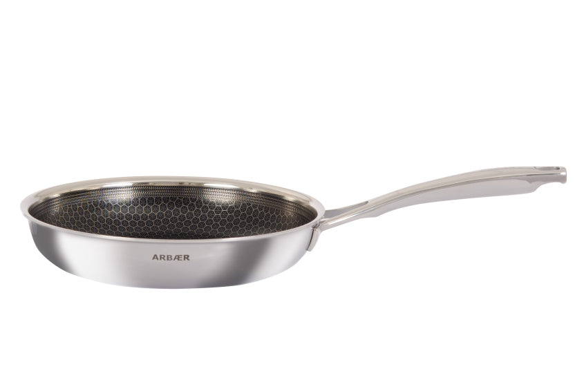 Arbaer-Bratpfanne Induktion Ø 24 cm mit Waben-Anti-Stick-Beschichtung