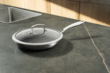 Arbaer frying pan induction Ø 28 cm with honeycomb anti-stick coating with lid