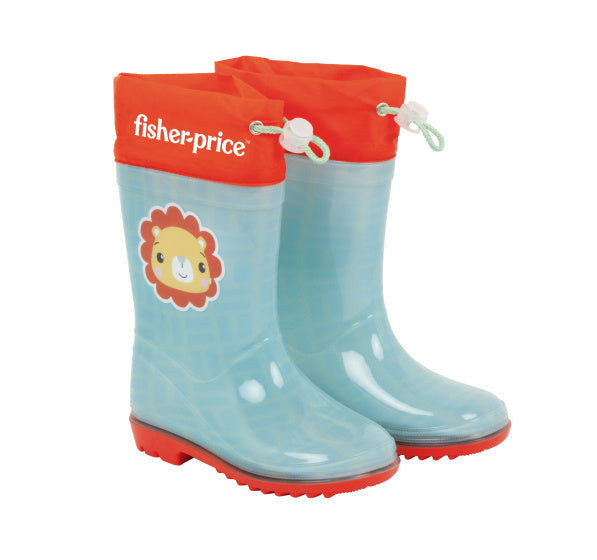 Arditex Rain Boots Fisher-Price Junior PVC Textile Light Blue Red Size 20