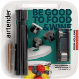 Airtender vacuum pump set food wine